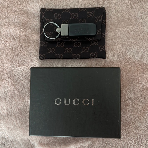 Vintage Gucci Leather Keychain - Picture 2 of 6